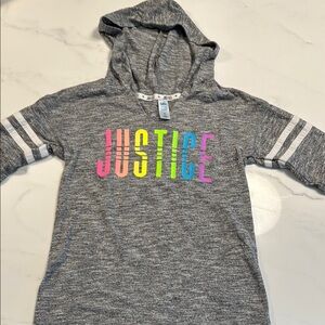 Justice Gray Kids Hoodie